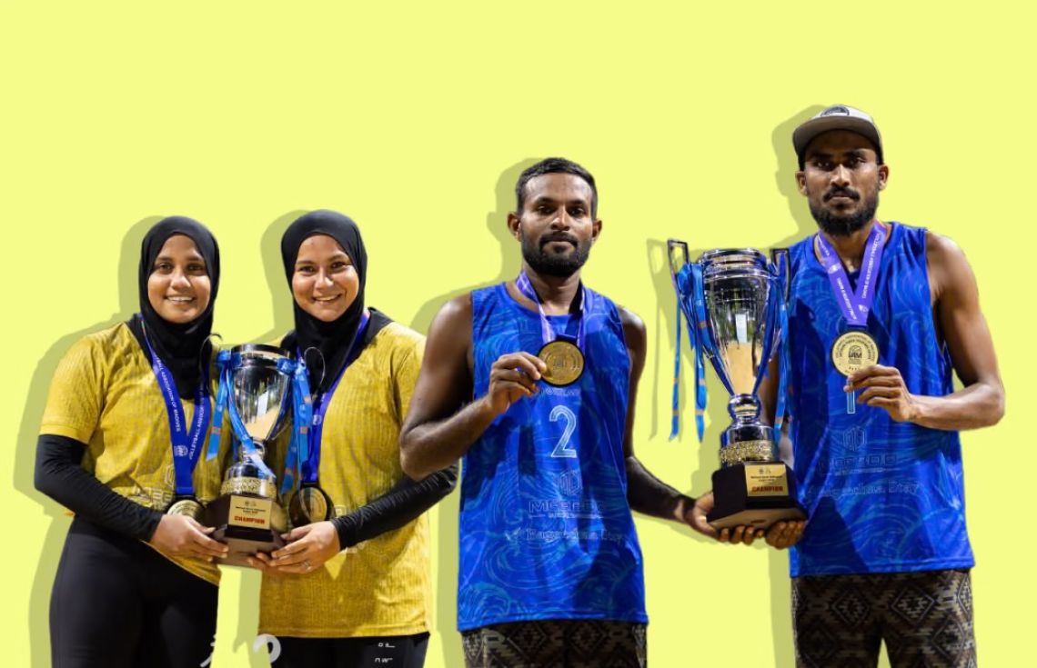 ޤައުމީ ބީޗްވޮލީބޯޅައިގެ ޗެމްޕިއަނުން ހޮވައިފި