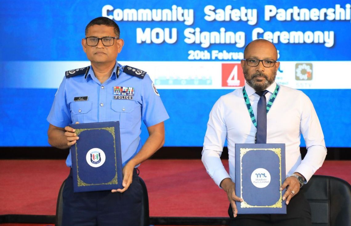 ފުލުހުން ތިން ފަރާތަކާއެކު އެއްބަސްވުމުގައި ސޮއިކޮށްފި