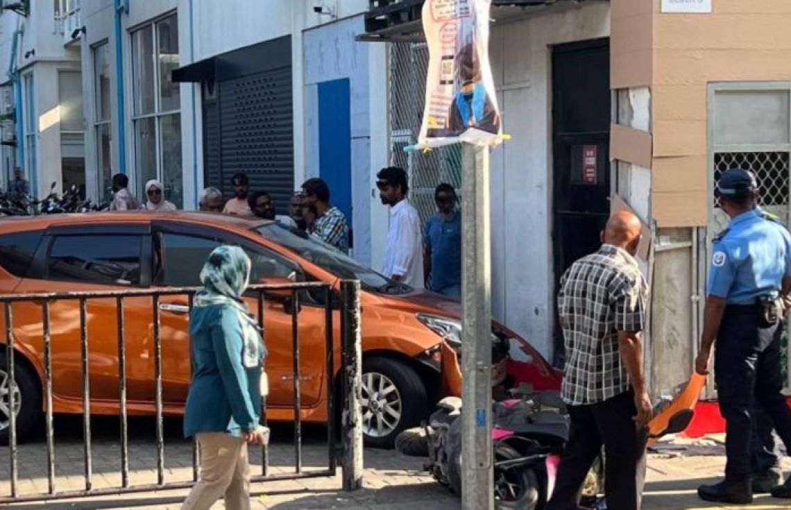 މާލޭގައި އެކްސިޑެންޓެއް، 8 ވެހިކަލަށް ގެއްލުންވި!