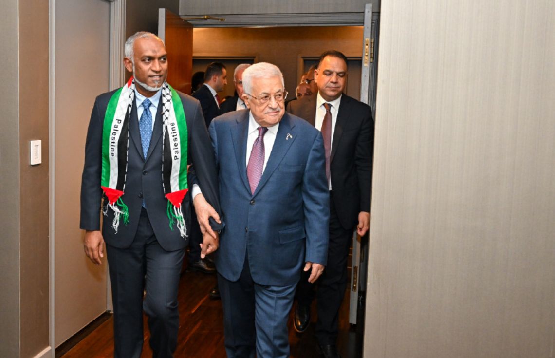 ފަލަސްތީނަށް ދާއިމީހައްލެއް ހޯދައިދިނުމަށް އިސްލާމީއުންމަތަށް ރައީސް ގޮވާލައްވައިފި