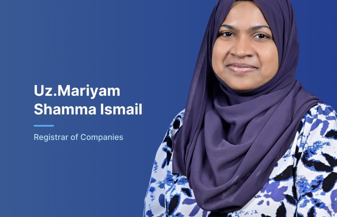 ރެޖިސްޓްރަރ އޮފް ކޮމްޕެނީސްގެ މަޤާމަށް ޝަމްޢާ