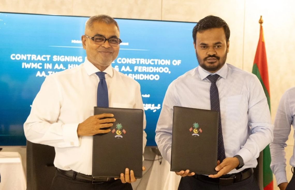 ހަތަރު ރަށެއްގައި ކުނިމެނޭޖްކުރާ މަރުކަޒު ހަދަން ހަވާލުކޮށްފި