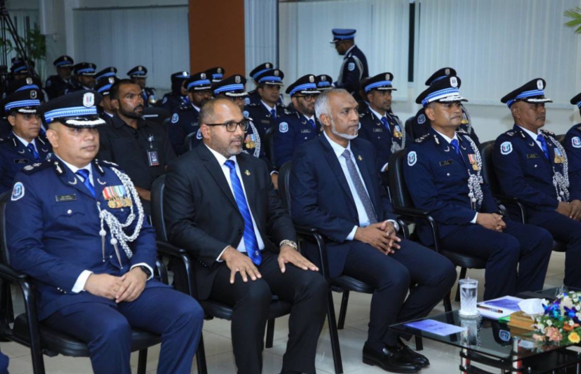 ފުލުހުންގެ އަހަރީ ދުވަހުގެ ތަހުނިޔާ ރައީސް ފޮނުއްވައިފި