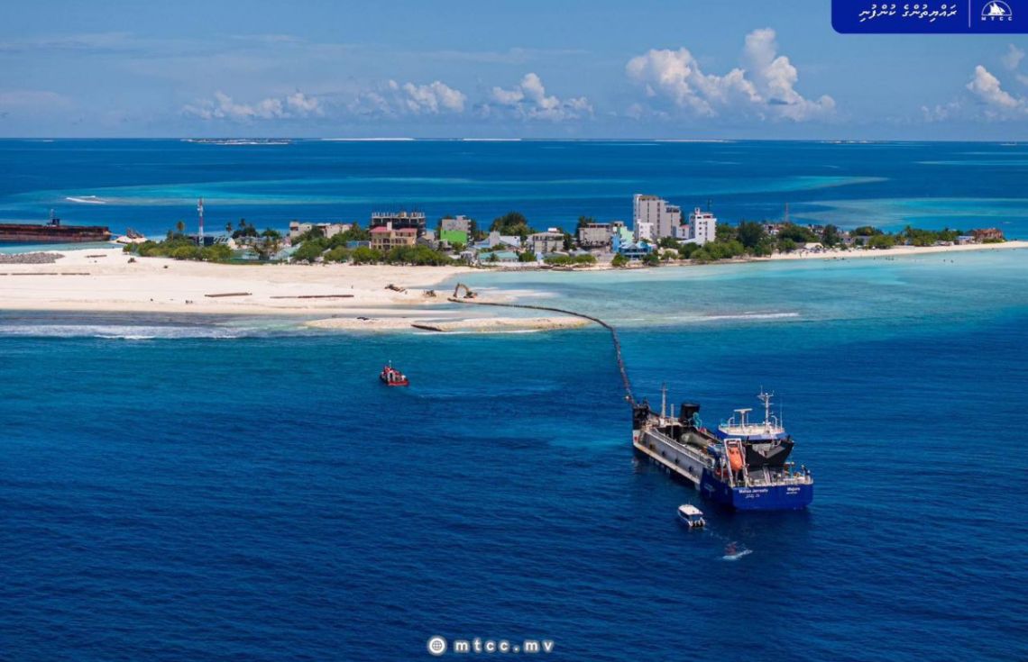 ގުޅީގެ ބިން ހިއްކުމުގެ މަސައްކަތުގެ ބޮޑުބައި ނިމިއްޖެ