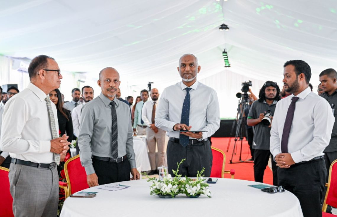 ހުޅުމާލޭގެ އައު މާސްޓަރ ޕްލޭން ރައީސް އިފްތިތާޙްކޮށްދެއްވައިފި
