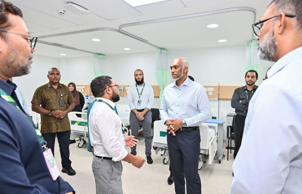 ޞިއްޙީ ދާއިރާ ބޮޑުތަނުން ރަނގަޅުވެގެންދާނެކަމަށް ރައީސް ވިދާޅުވެއްޖެ