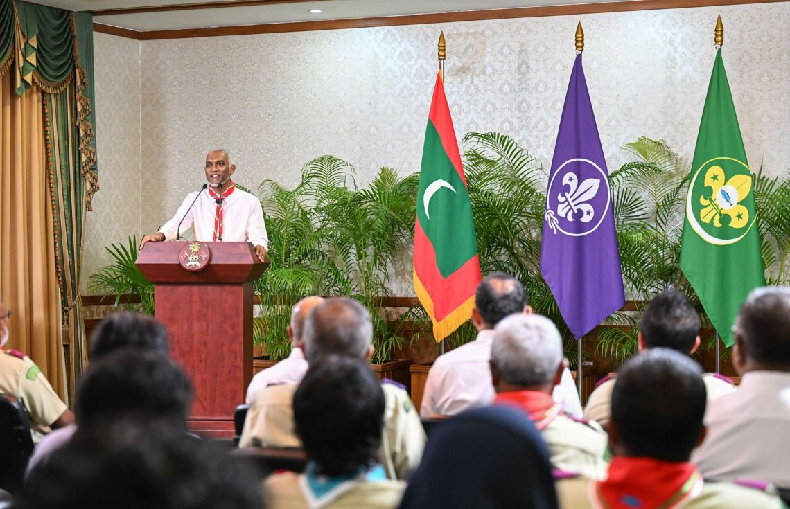 ސްކައުޓް ހަރަކާތްތަކަށް ސަރުކާރުން އެއްބާރުލުން ދޭނެ: ރައީސް