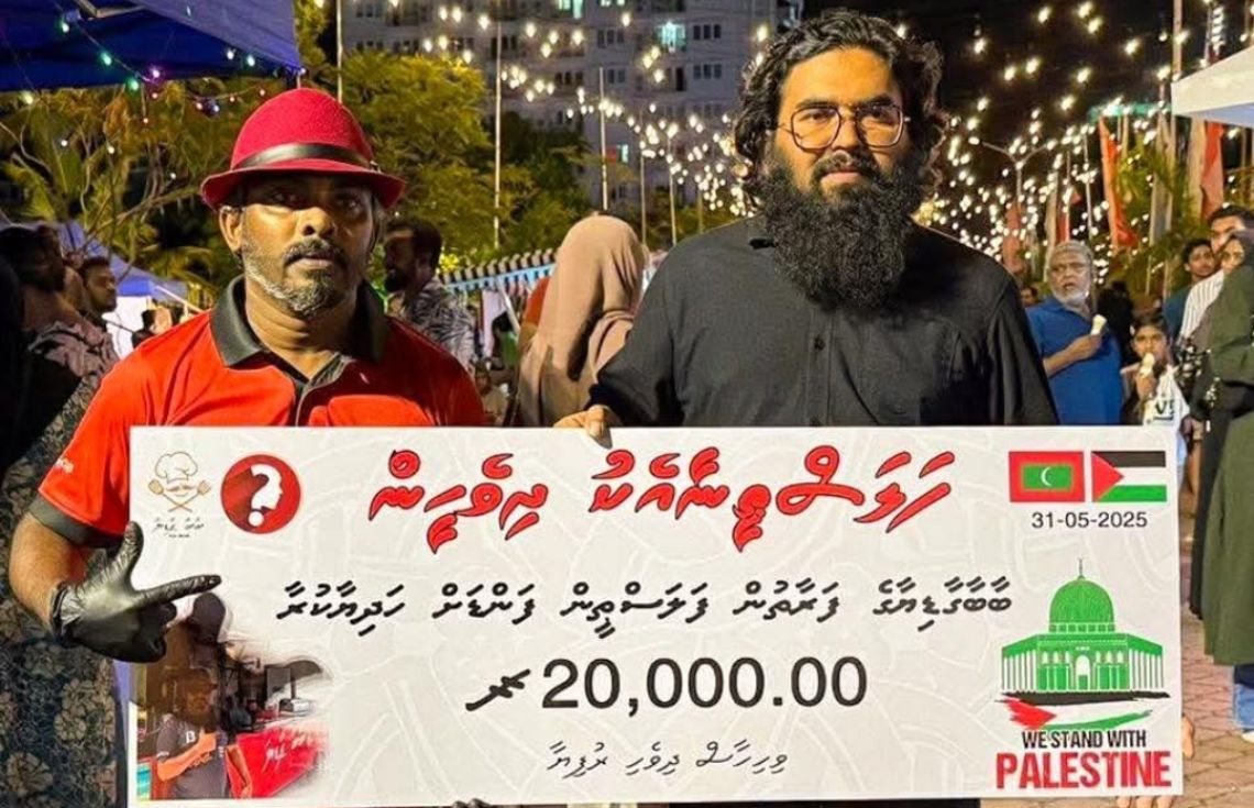 ބާބާ ގާޑިޔާއިން ފަލަސްޠީނަށް ސޭލްސްގެ ފަސްޕަސަންޓް ހަދިޔާކޮށްފި