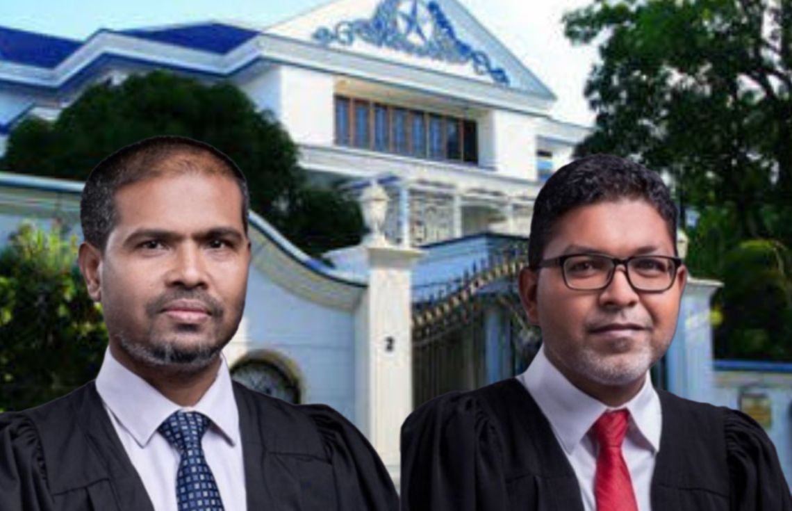 ސުޕްރީމް ކޯޓަށް ސަލީމާއި ހަމީދު އައްޔަންކުރަން ރުހުންދީފި