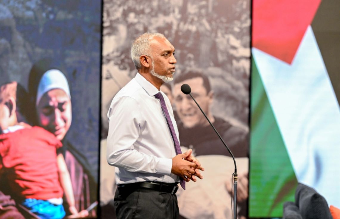 ފަލަސްޠީނުގެ މުސްލިމުންނަށް ބަރަކާތް ލެއްވުމަށް ރައީސް ދުޢާކުރައްވައިފި