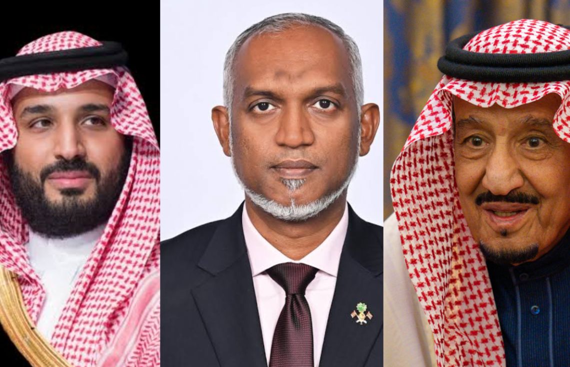 ސަޢޫދީގެ ރަސްގެފާނާއި ވަލީޢަހުދަށް ރައީސުލްޖުމްހޫރިއްޔާގެ ޚާއްސަ ޝުކުރެއް