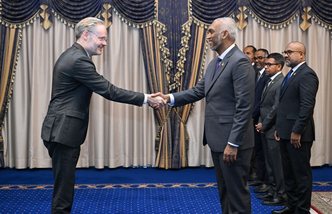 ޑެންމާކުގެ އާ ސަފީރުގެ މަގާމުގެ ފަތްކޮޅު ރައީސަށް