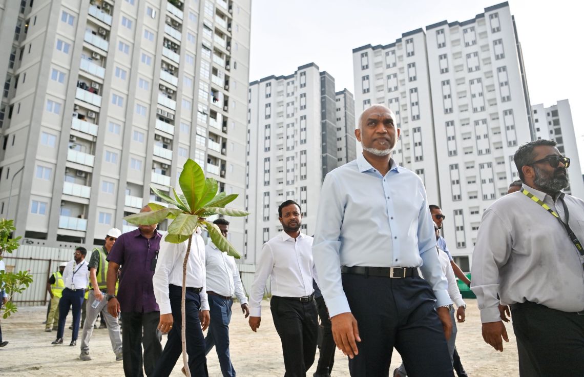4,000 ފްލެޓުގެ މަސައްކަތް ރައީސް ބައްލަވާލައްވައިފި
