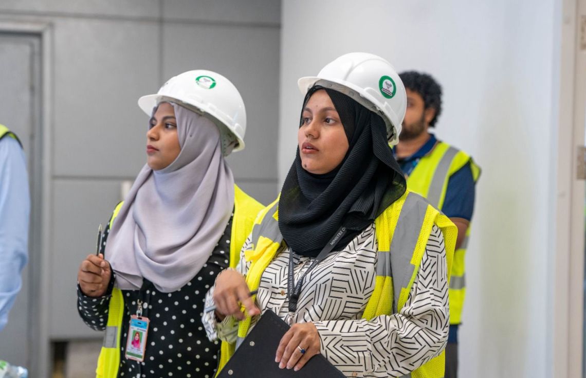 އާ ޓާމިނަލުގެ ސަލާމަތީ ނިޒާމުތައް އިންސްޕެކްޓްކުރަނީ