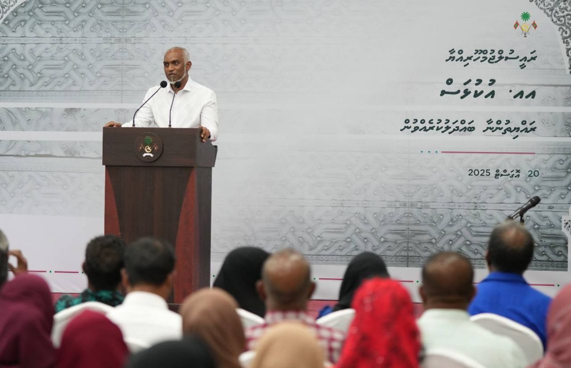 އުކުޅަހުގައި 50 ހައުސިން ޔުނިޓު އަޅައިދޭނަން:ރައީސް