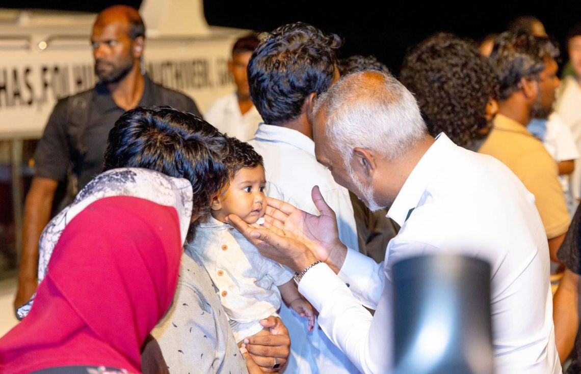 ރައީސުލްޖުމްހޫރިއްޔާ އއ. އަތޮޅަށް ކުރެއްވި ދަތުރުފުޅު ނިންމަވާލައްވައިފި