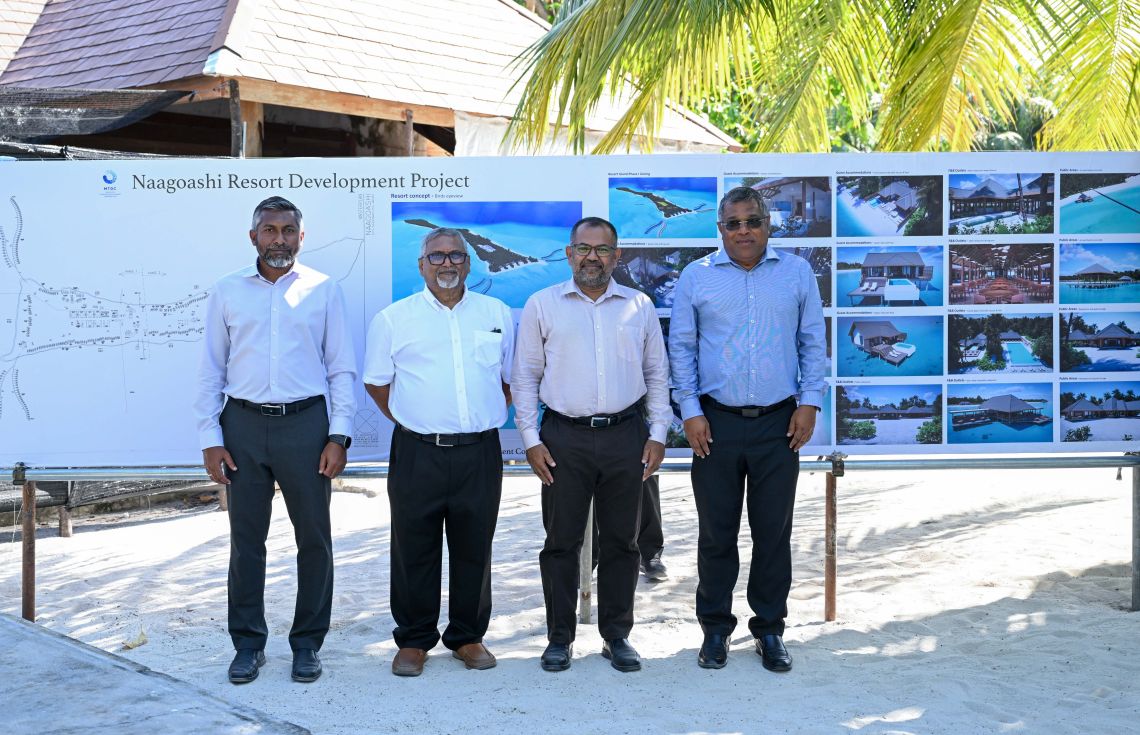 ނާގޯށީގައި ރިސޯޓު ތަރައްގީކުރުމުގެ މަސައްކަތް ފަށައިފި