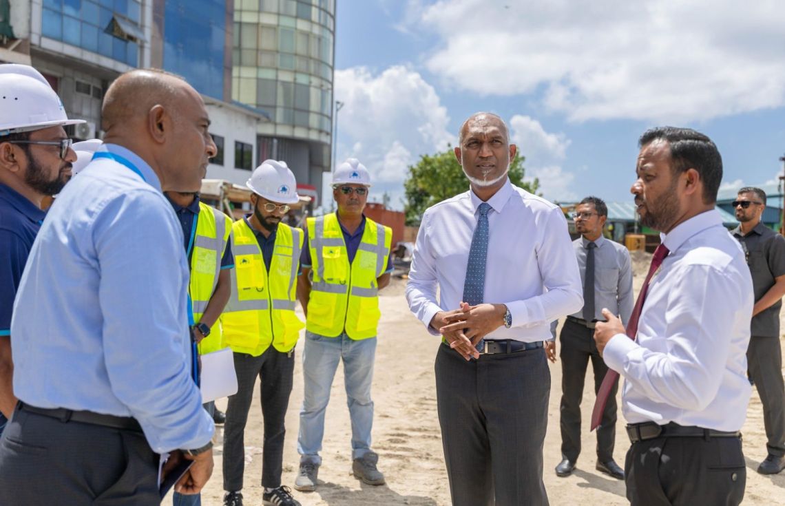 ބޮޑުތަކުރުފާނު މަގުހެދުމުގެ މަޝްރޫއުގެ މަސައްކަތް ރައީސް ބައްލަވާލައްވައިފި