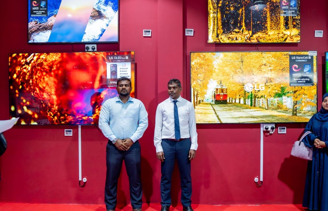 އެސްޓީއޯއިން އެލްޖީ ޓީވީތައް ރާއްޖޭގެ މާކެޓަށް ތައާރަފްކޮށްފި