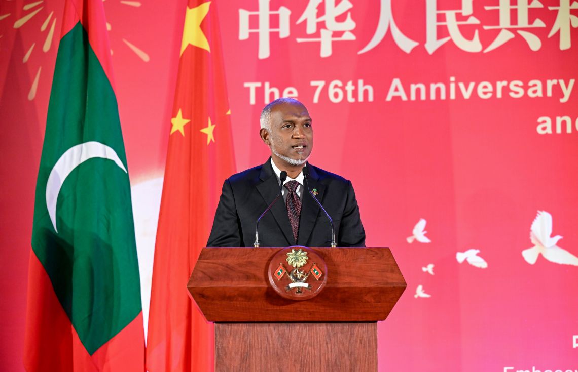 ޗައިނާއިން ދިވެހިރާއްޖެއަށް އަބަދުވެސް އެއްބާރުލުންދޭ: ރައީސް