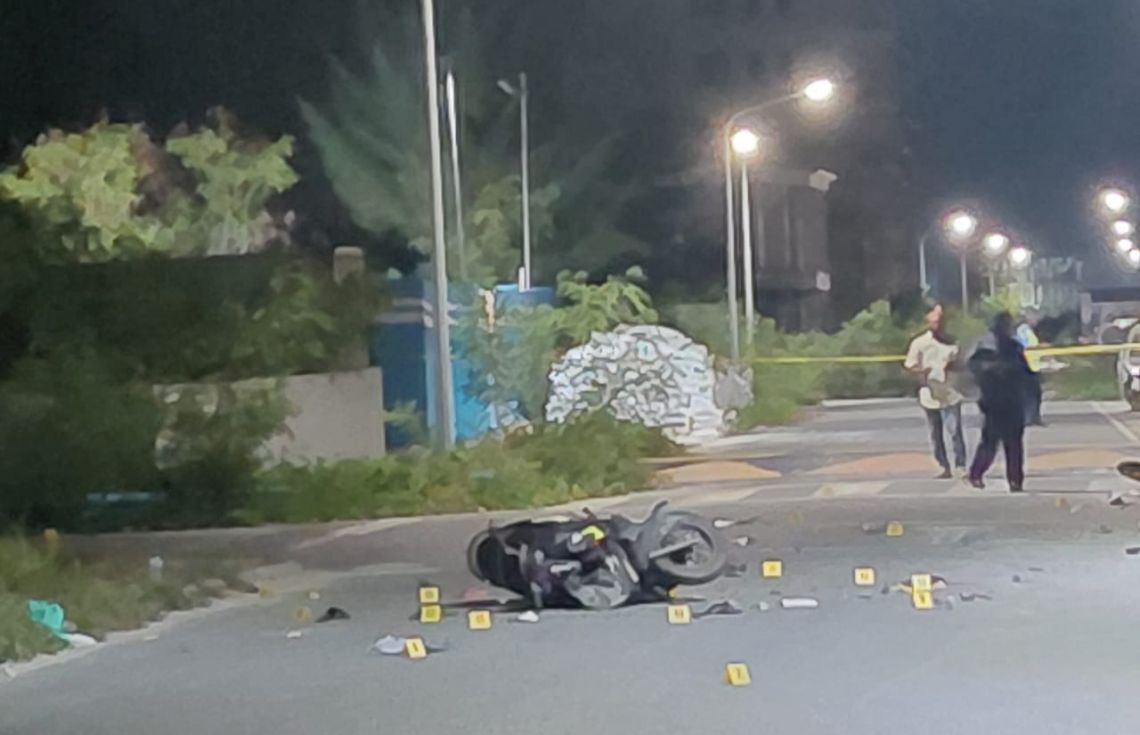 ހުޅުމާލޭގައި އެކްސިޑެންޓެއް ހިނގައި 19އަހަރުގެ ޒުވާނަކު ނިޔާވެއްޖެ