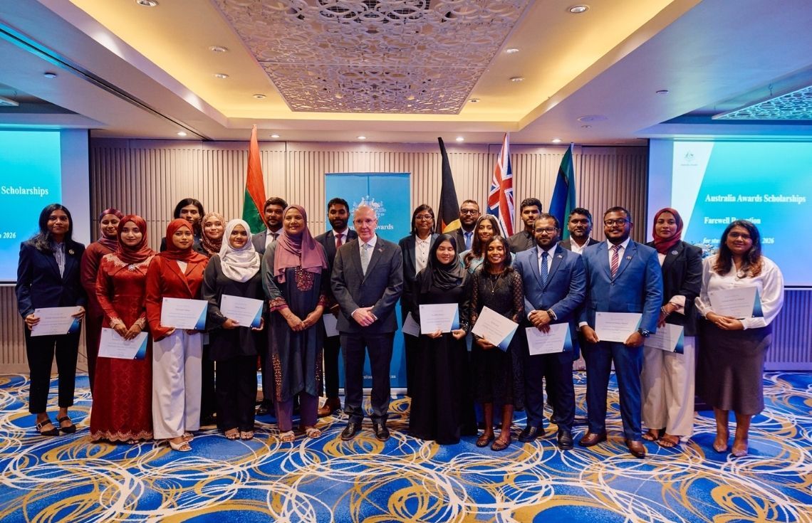 އޮސްޓްރޭލިއާ އެވޯޑްސް ސްކޮލަޝިޕް 20 ދިވެހި ދަރިވަރަކަށް