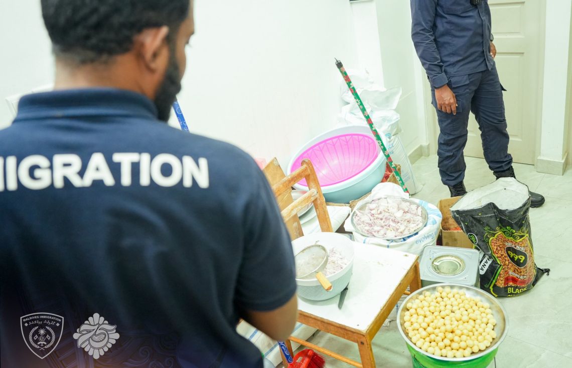 ގަވާއިދާ ހިލާފުވި ބިދޭސީންތަކެއް އިމިގްރޭޝަނުގެ ބެލުމުގެ ދަށަށް