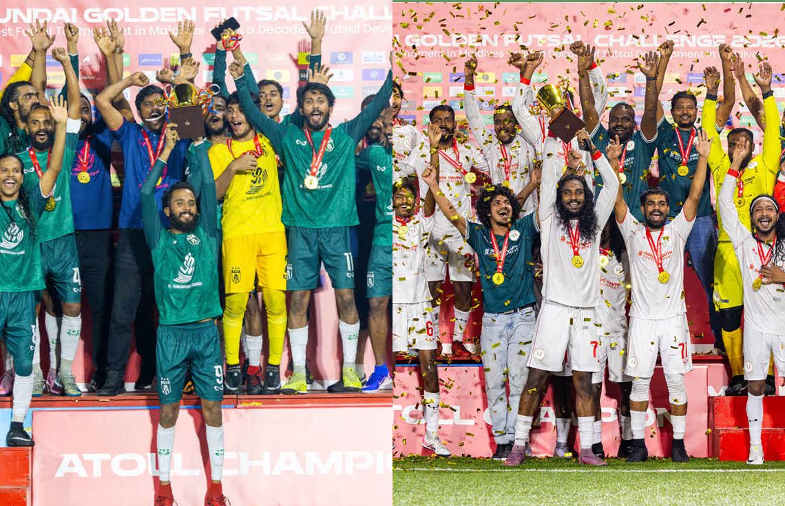 އިސްދޫ އަދި ތިމަރަފުށިން އަތޮޅު ޗެމްޕިއަންކަން ދިފާއުކޮށްފި