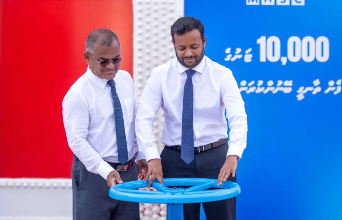 "5000ޓަނުގެ ފެން ޕްލާންޓު އަންނަ މަހު ނިމޭނެ"