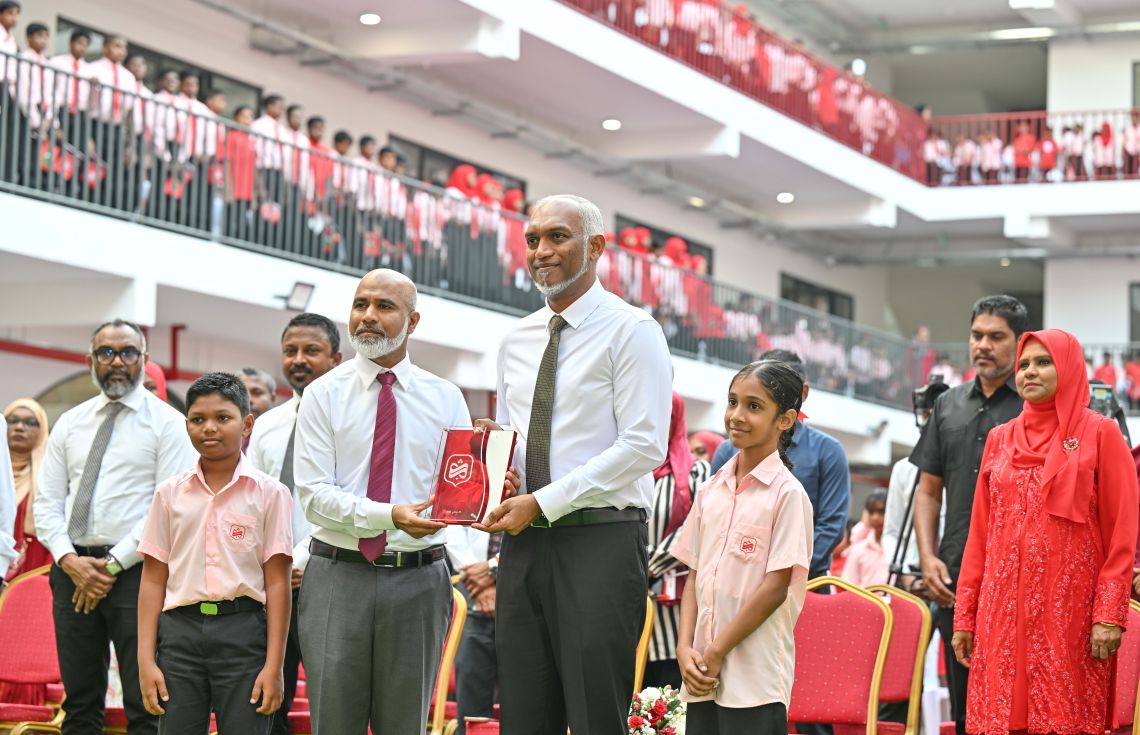 ހުޅުމާލޭގައި އިމާރާތްކުރި ޝަހީދު އަލީ ސްކޫލް ހުޅުވައިފި