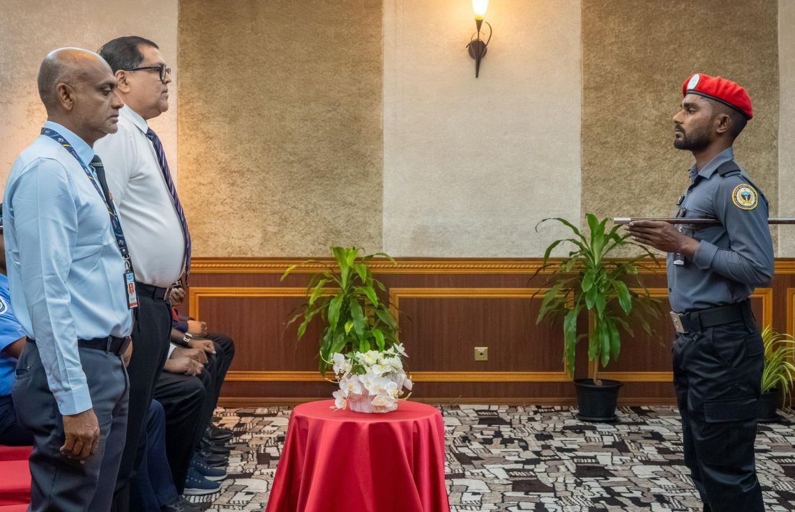 އެމްއޭސީއެލްގެ،ސެކިއުރިޓީ އޮފިސަރުންގެ ފުރަތަމަ ބެޗްގެ ތަމްރީންވެ ނިމިއްޖެ