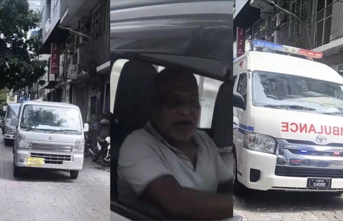 އެމްބިއުލާންސަށް ހުރަސް އެޅި މީހާގެ މައްސަލަ ބަލަންފަށައިފި