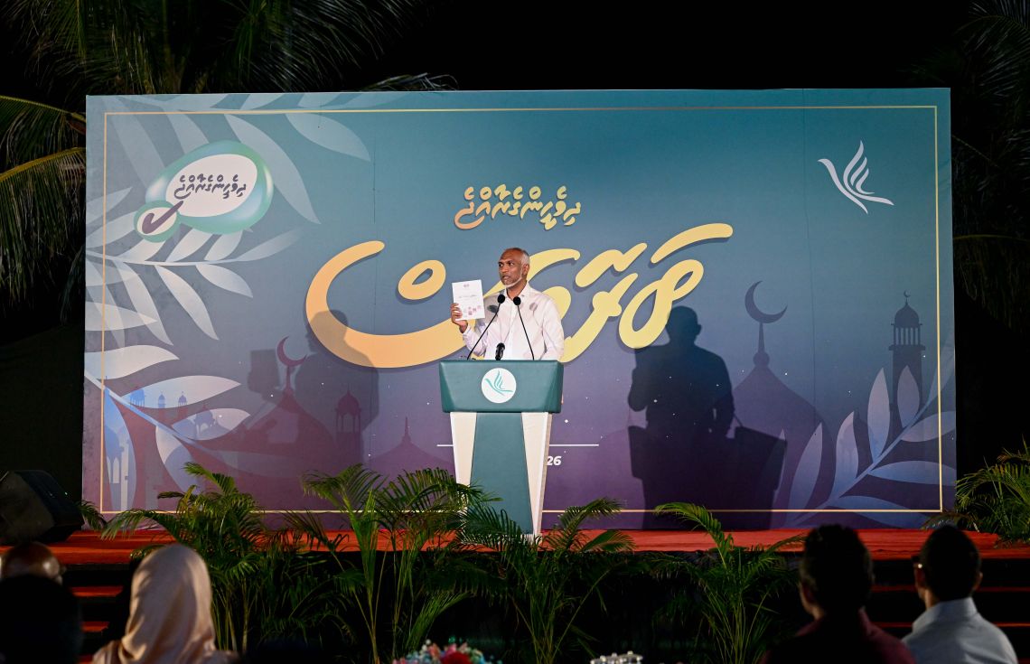 ރަސްމާލެއިން 380 ހެކްޓަރުގެ ބިން ހިއްކައިފި: ރައީސް