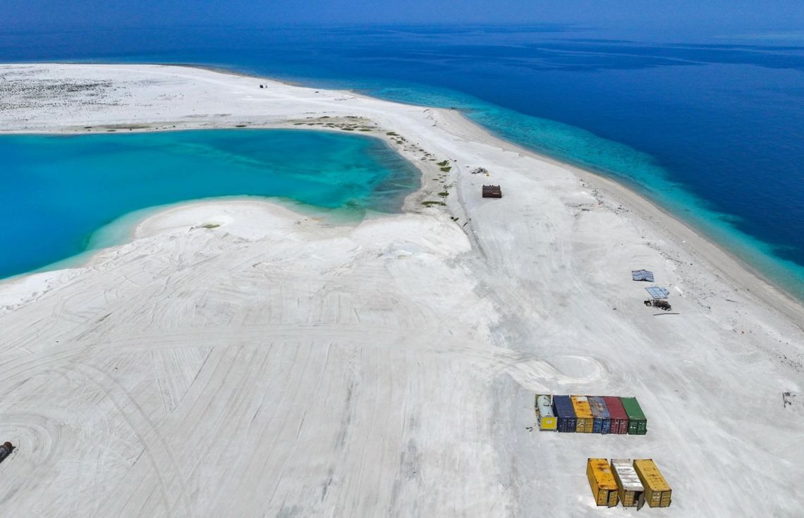 ވިލުފުށީގެ ބިން ހިއްކުމުގެ މަސައްކަތުގެ %98 ނިންމާލައިފި