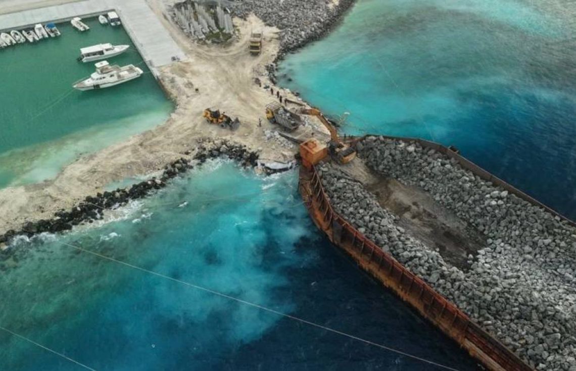 ދަރަވަންދޫ ބަނދަރުގެ 40 ޕަސެންޓު މަސައްކަތް ނިމިއްޖެ!
