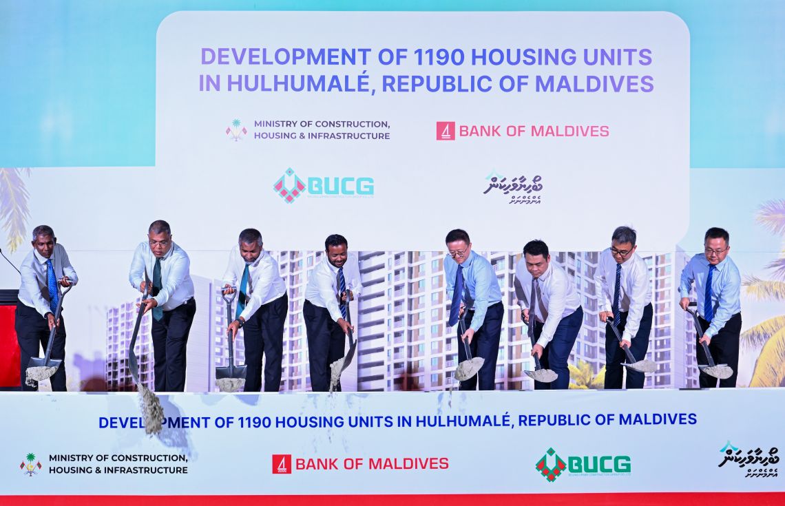 1،190 ހައުސިން ޔުނިޓް އެޅުމުގެ މަޝްރޫއު ފަށައިފި
