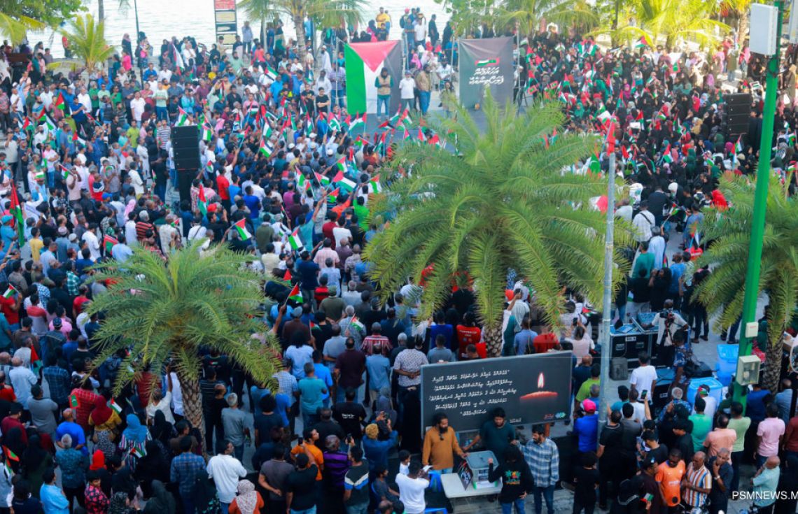 ފަލަސްތީނުގެ އަސީރުންނަށް މަރުގެހުކުމް އިއްވުމާ ދެކޮޅަށް އެއްވުމެއް