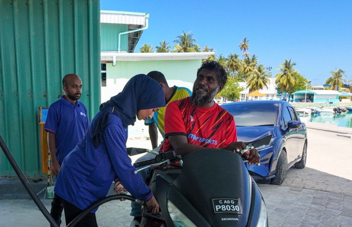 ކުޑަހުވަދޫގައި އެފްއެސްއެމްގެ އައު ފިއުލް ޝެޑެއް ހުޅުވައިފި