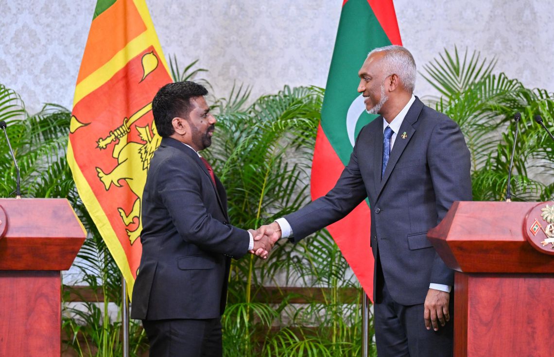 ރަސްމީ ދަތުރުފުޅެއްގައ ރައީސުލްޖުމްހޫރިއްޔާ ލަންކާއަށް ވަޑައިގަންނަވަނީ