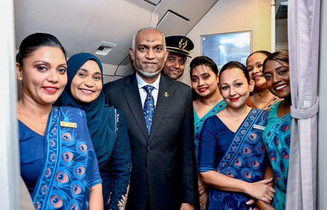 ސްރީލަންކަން އެއާލައިންސްގައި ރައީސް ދަތުރުފުޅު ކުރެއްވުމުން ތައުރީފު
