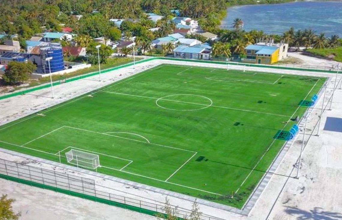 ފަރެސްމާތޮޑާގެ ފުޓްބޯޅަ ދަނޑުގެ ހުރިހާ މަސައްކަތެއް އެމްޓީސީސީން ނިންމާލައިފި