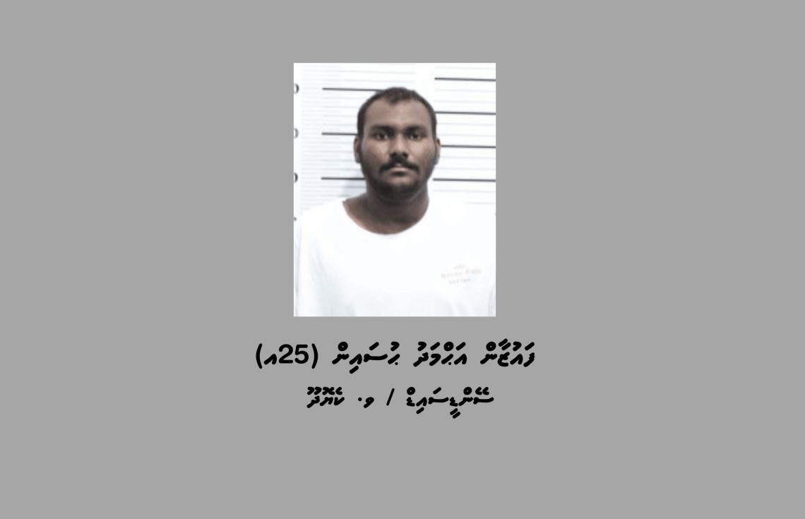 ކިލޯއަކަށްވުރެ ގިނަ މަސްތުވާތަކެތި ރާއްޖެ އެތެރެކުރިކަމުގެ ތުހުމަތުގައި މީހަކު ހައްޔަރުކޮށްފި