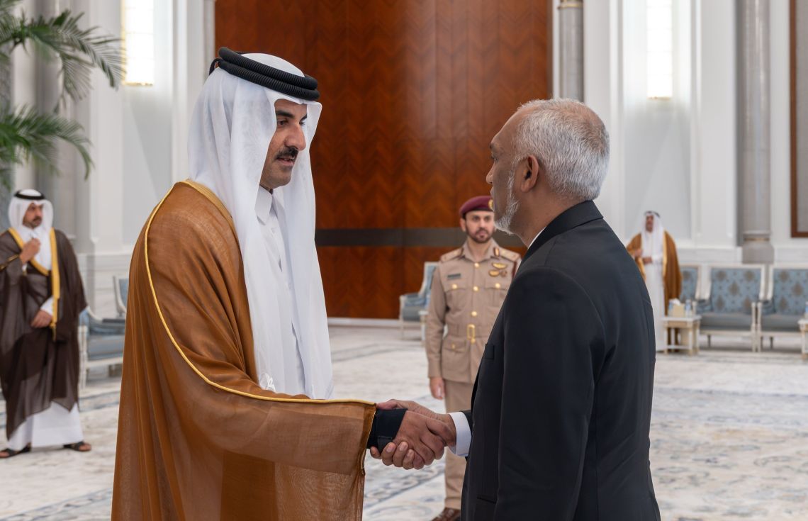 ގަތަރުގެ ކުރީގެ އަމީރު އަވަހާރަވުމާ ގުޅިގެން ރައީސުލްޖުމްހޫރިއްޔާ ތައުޒިޔާ ވިދާޅުވެއްޖެ
