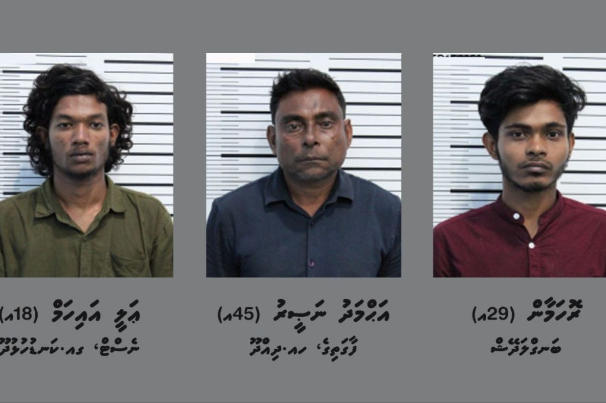 ރާއްޖެއަށް މަސްތުވާތަކެތި އެތެރެކުރި ތިން މީހަކު ހައްޔަރުކޮށްފި