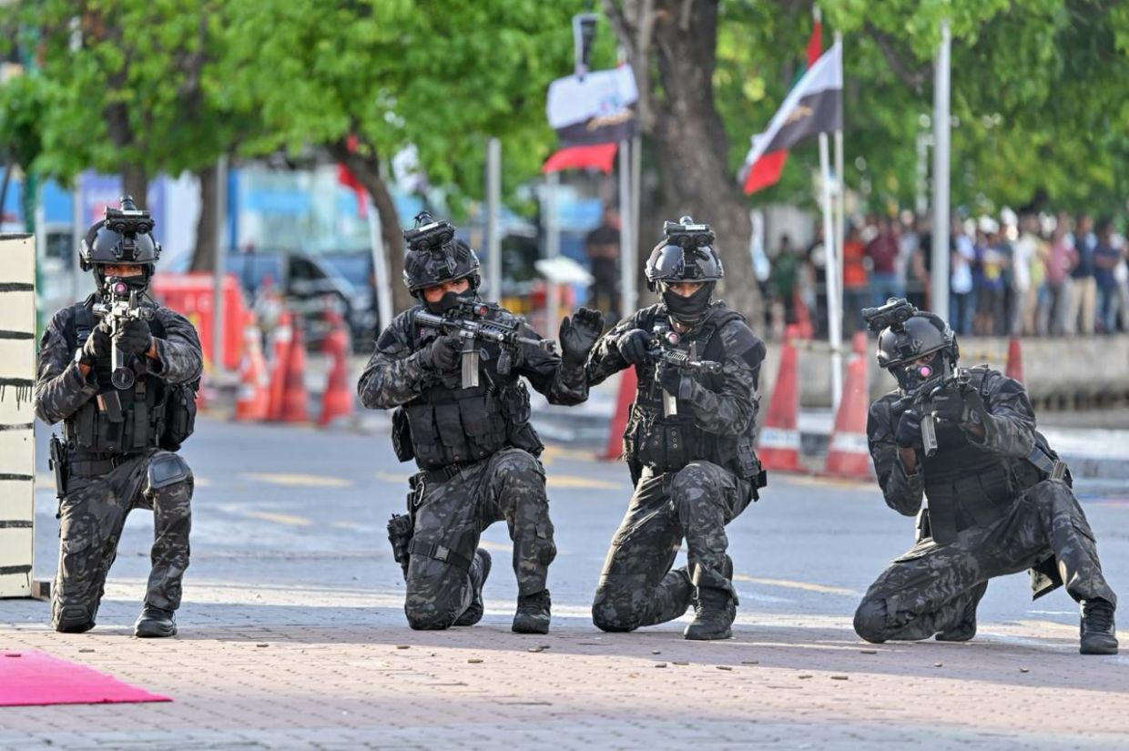 ދިވެހި ސިފައިންގެ އަސްކަރީ ޤާބިލުކަން ދައްކާލައިފި