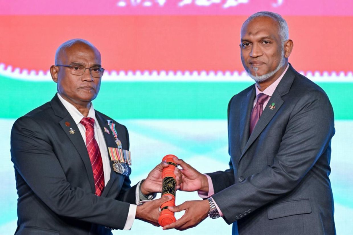 ނިޝާން ޢަސްކަރީގެ ވެރިކަމުގެ ޢިއްޒަތް މޫސާ އަލީ ޖަލީލަށް