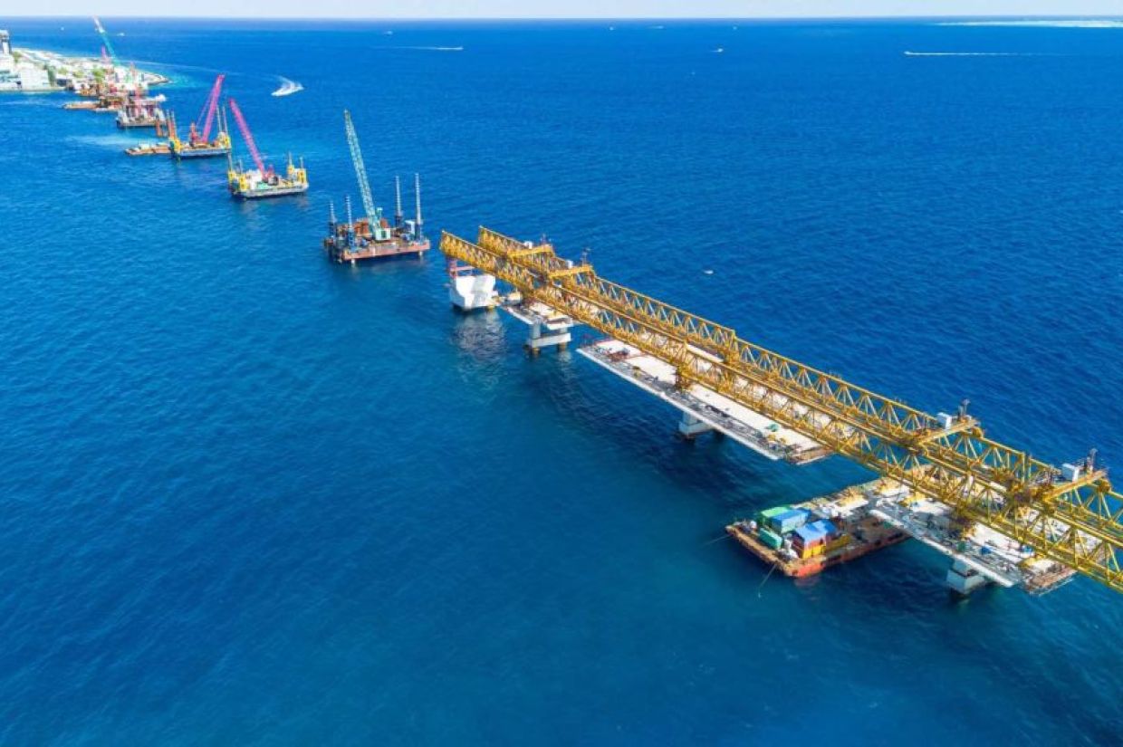 ތިލަމާލެ ބްރިޖުގެ 46.58 މަސައްކަތް ނިމިއްޖެ