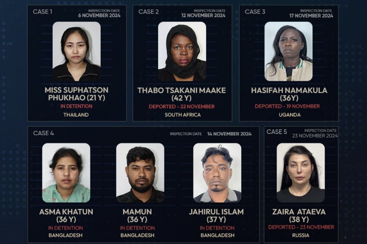 ހަށިވިއްކުމާއި ގުޅިގެން ހަތް ބިދޭސީން ބަންދުކޮށްފި