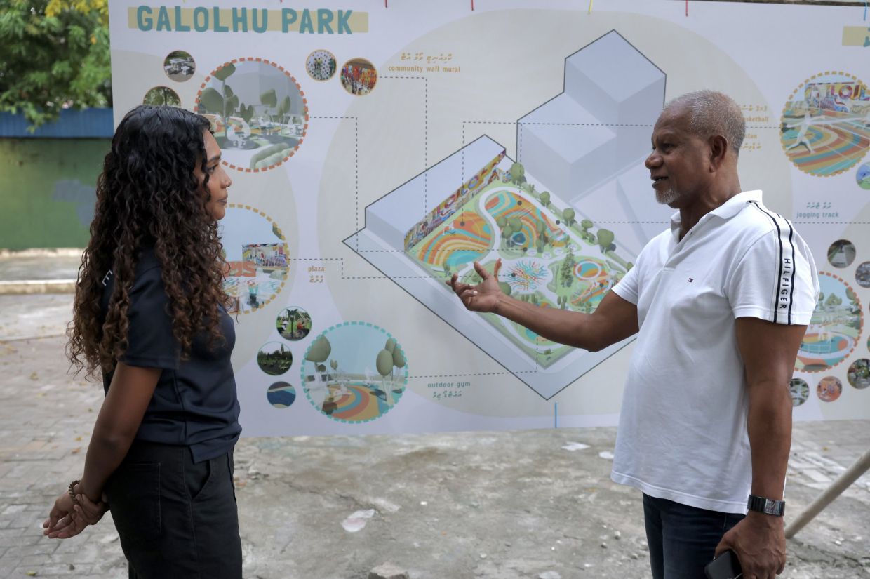 ގަލޮޅު ޕާކު އަލުން މަރާމާތުކޮށް ހުޅުވަނީ
