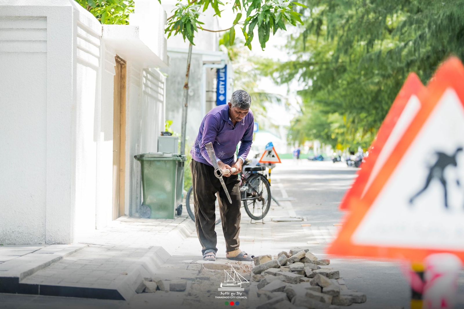ތިނަދޫސިޓީގެ މަގުތައް ޒަމާނީކުރުމުގެ މަޝްރޫޢު ނިމުމަކަށް